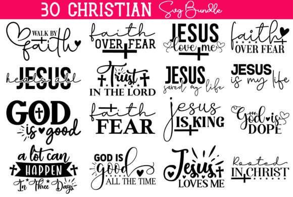 30 Christian SVG Bundle Review