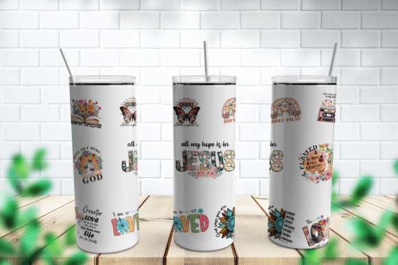 Christian Collage Tumbler Wrap