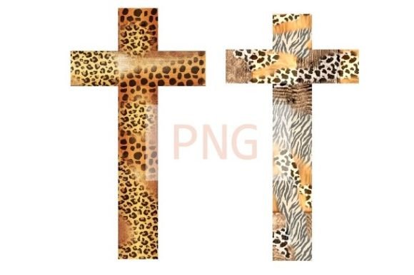 Cross Png Leopard Wood Cross Christian