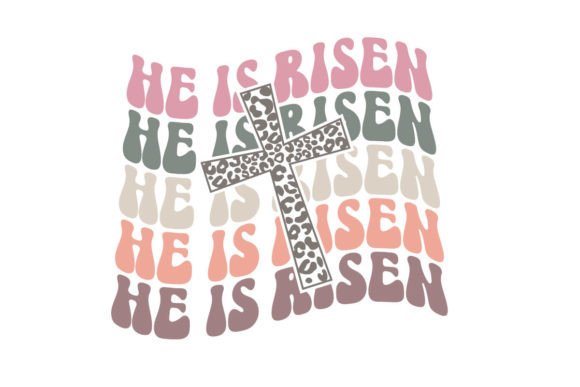 He is Risen Svg, Jesus Easter and Print Templates