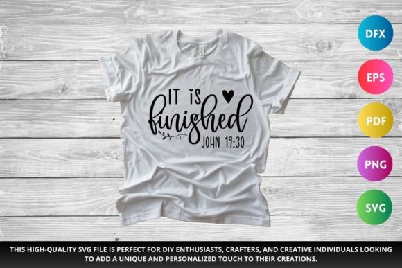 It is Finished SVG Christian SVG Crafts