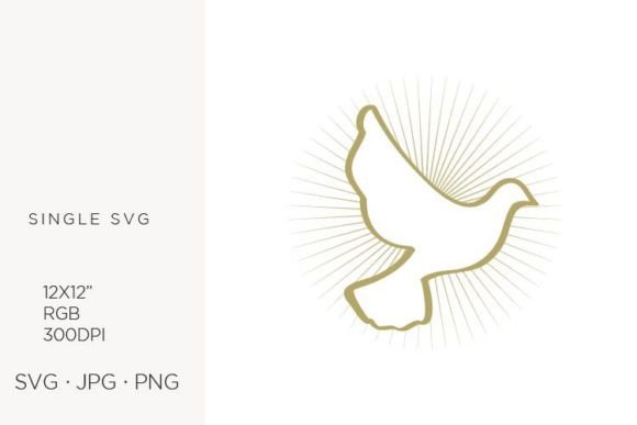 Jesus Christ, Son of God. White Dove Illustrations
