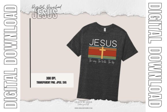 Jesus Christian Scripture Retro and Print Templates