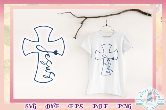 Jesus Cross - Religious Quote SVG and Crafts