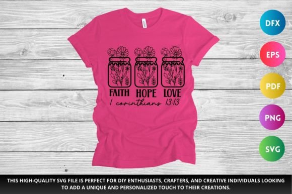 Older Faith Hope SVG Christian SVG Crafts