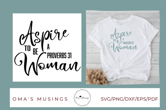 Proverbs 31 Woman SVG - Christian SVG in Crafts